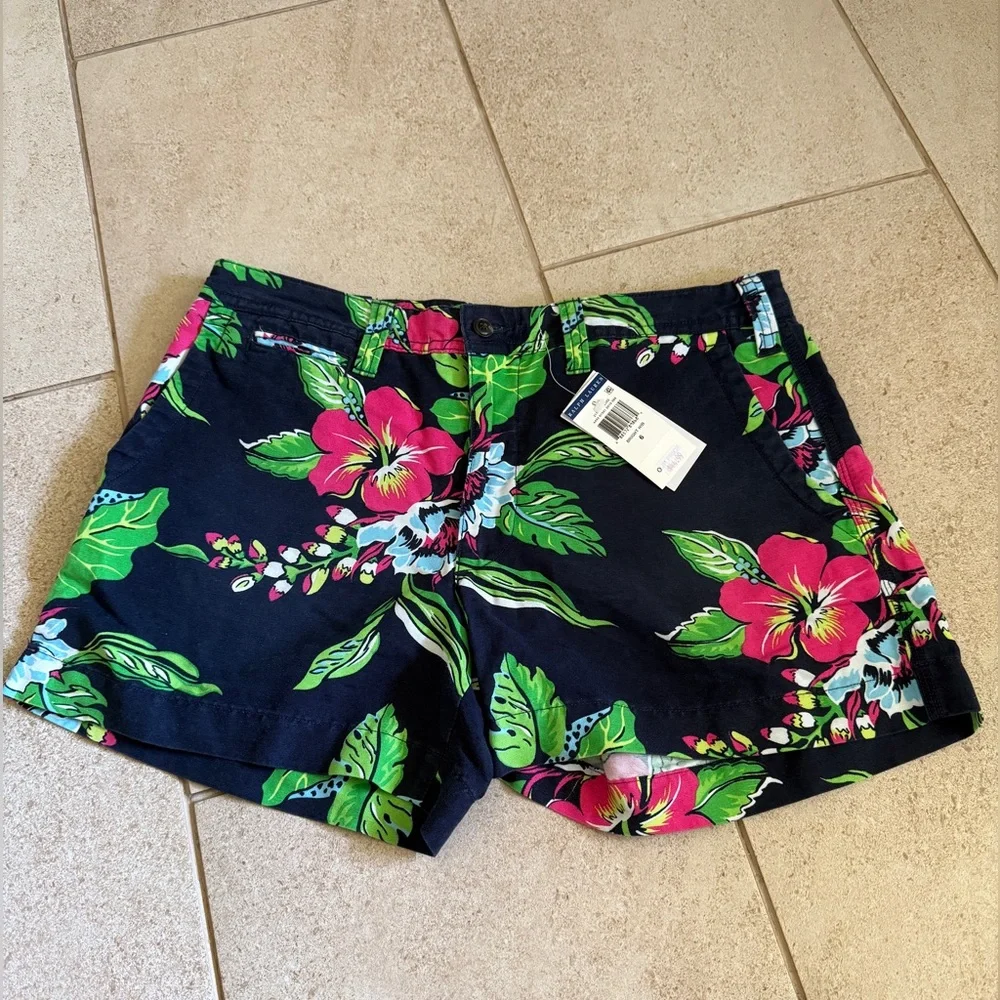 Polo Ralph Lauren Floral Women's Shorts size 6 new with tags - Picture 1 of 6